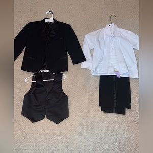 4 Piece Black Toddler Tux
